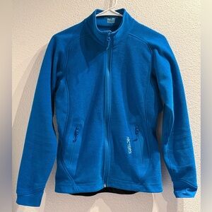 Arc’teryx Womens Polartec Delta Fleece Full Zip Jacket Blue Size S